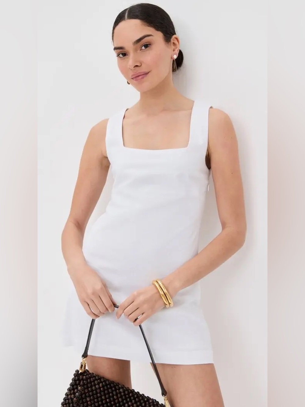 Le Bop Della linen mini dress